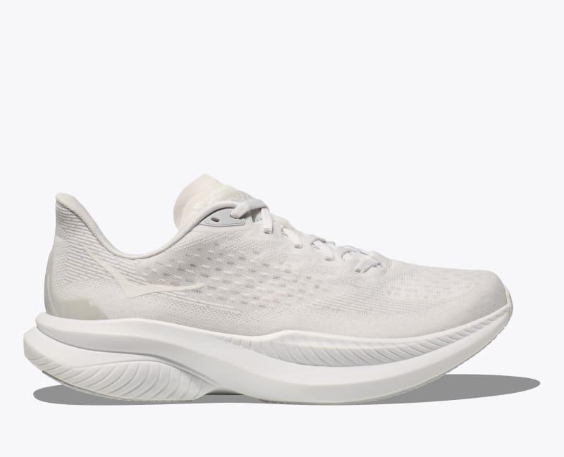 HOKA Women's Mach 6 Shoes in Black/White, Size 9 Product Image