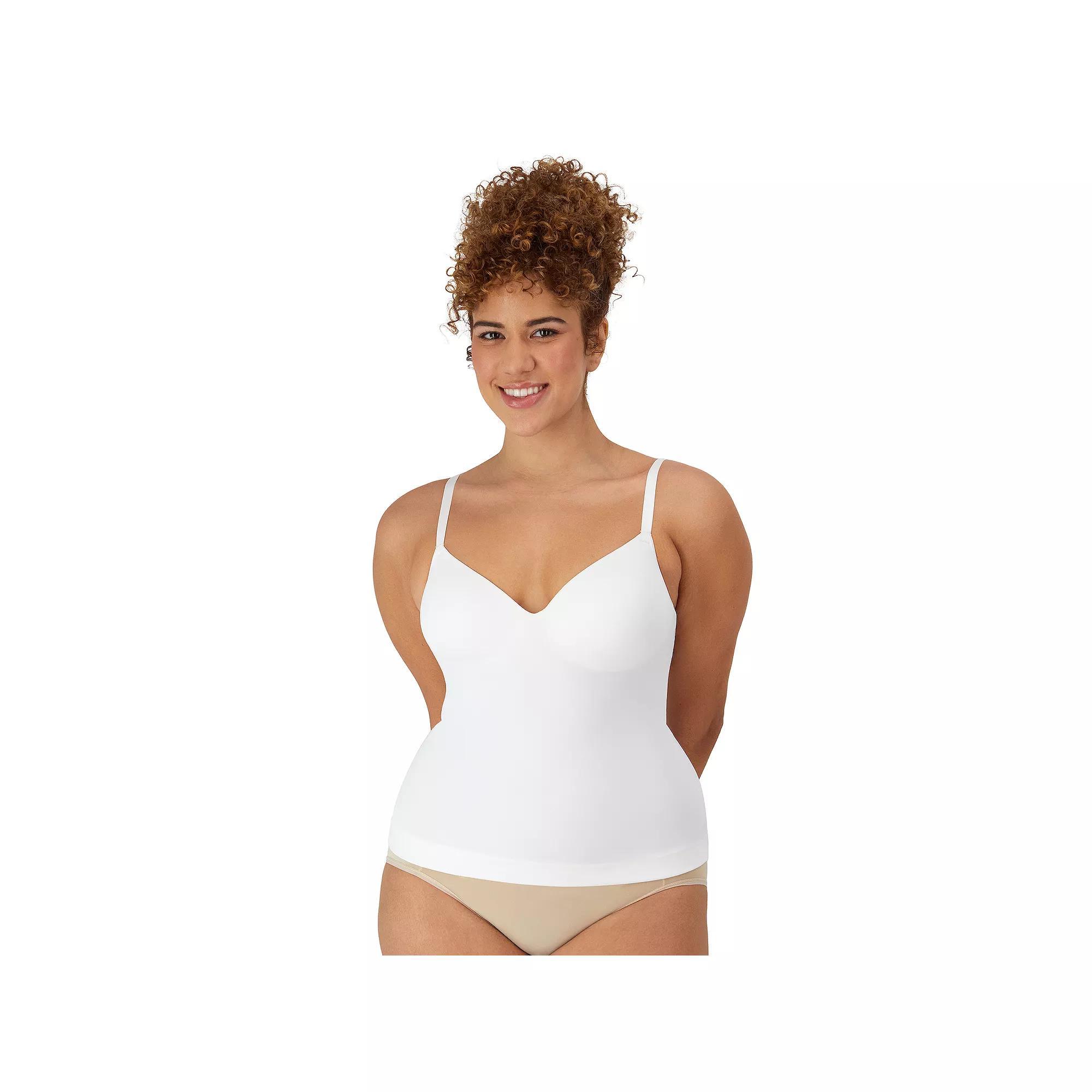 Maidenform Firm Control Shapewear Tummy Shaping Wireless Foam Cami S130, Women's, Size: Large, Just Brown Product Image