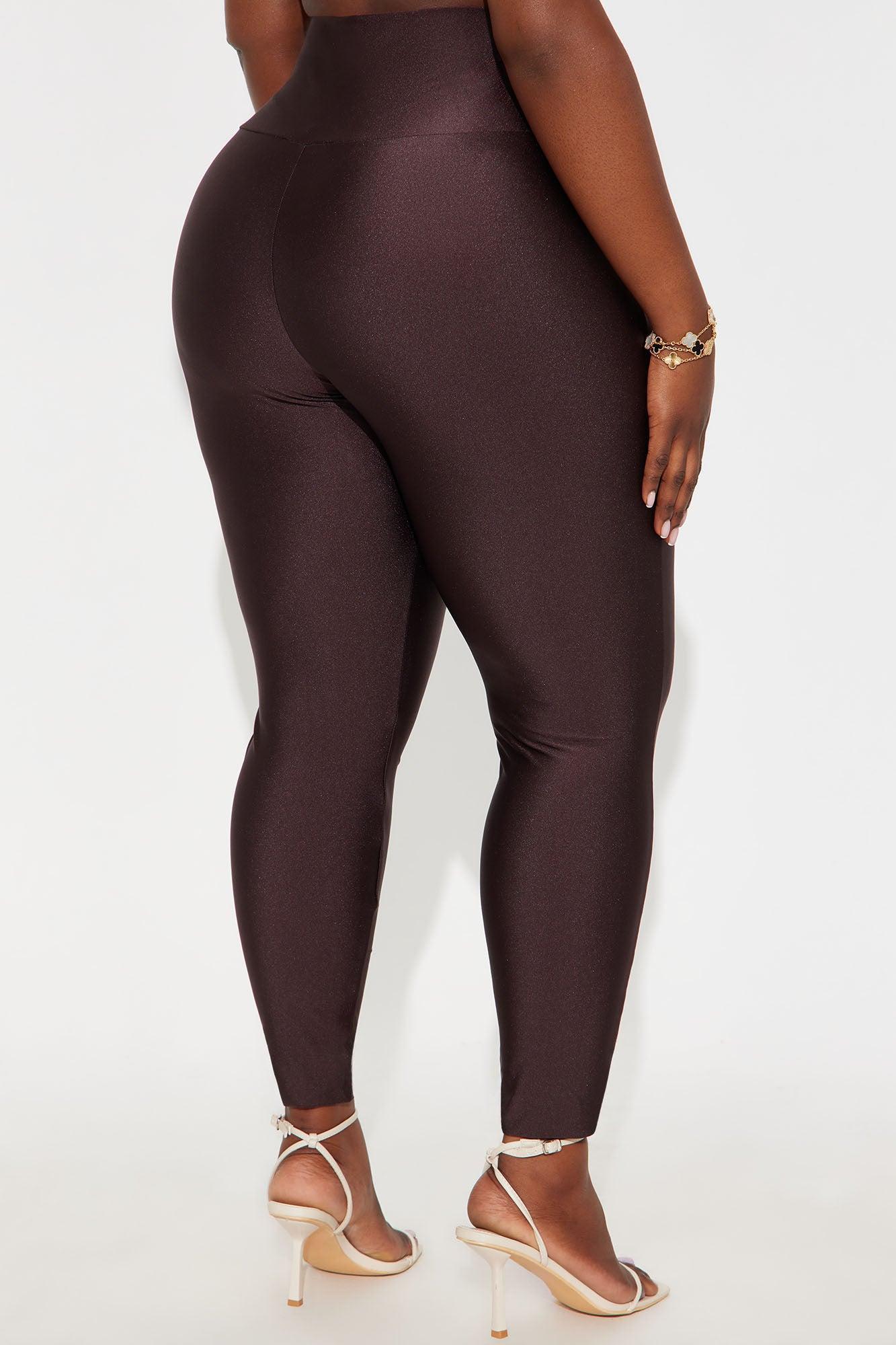 Brianne High Rise Leggings - Chocolate Product Image
