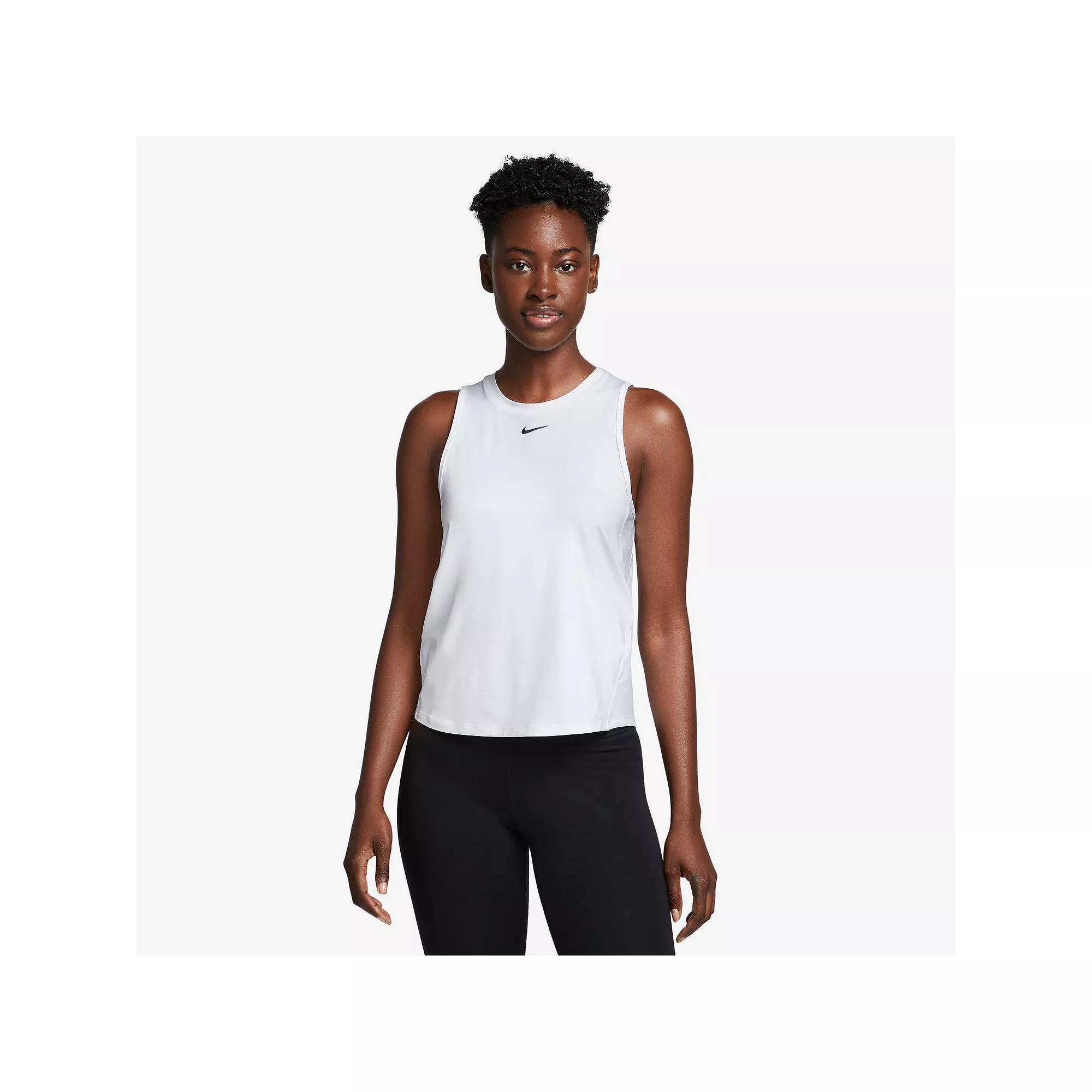 Women's Nike One Dri-FIT Classic Tank Top, Size: XXL, White Product Image