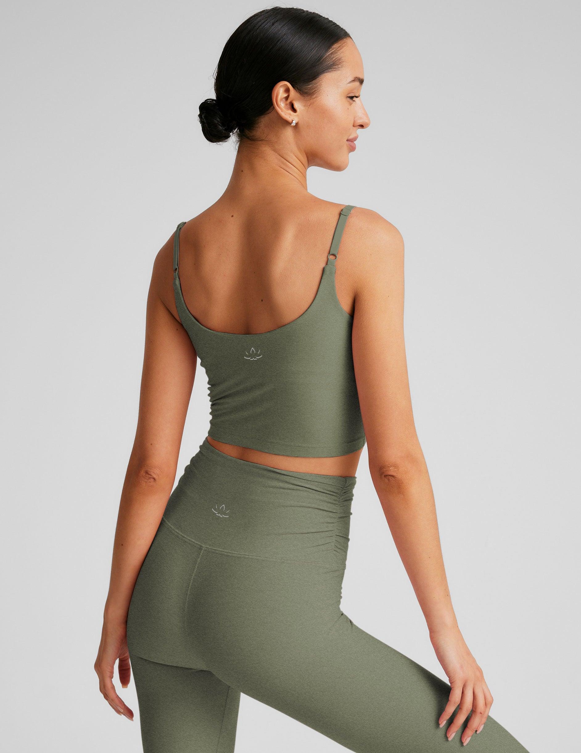 Spacedye Raise The Barre Shirred Cropped Tank Product Image