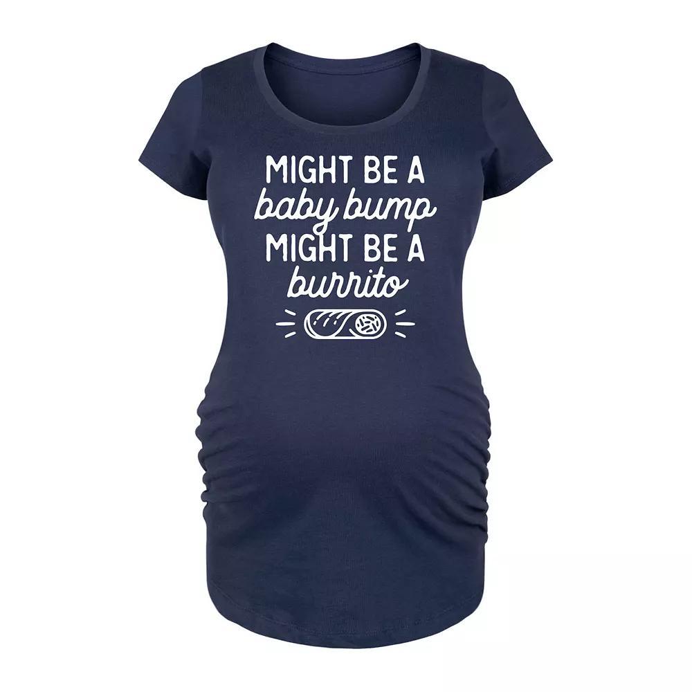 Maternity Might Be A Baby Bump Burrito Graphic Tee, Womens Product Image
