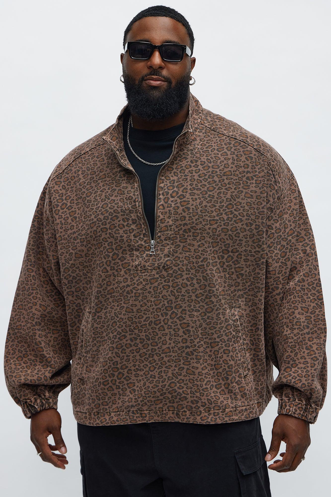 Wild Style Anorak Jacket - Brown Male Product Image