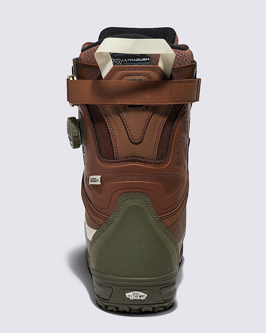 Womens Viaje Range Edition X Hana Beaman Snowboard Boot in Brown / Grape Leaf Green| Vans US Product Image