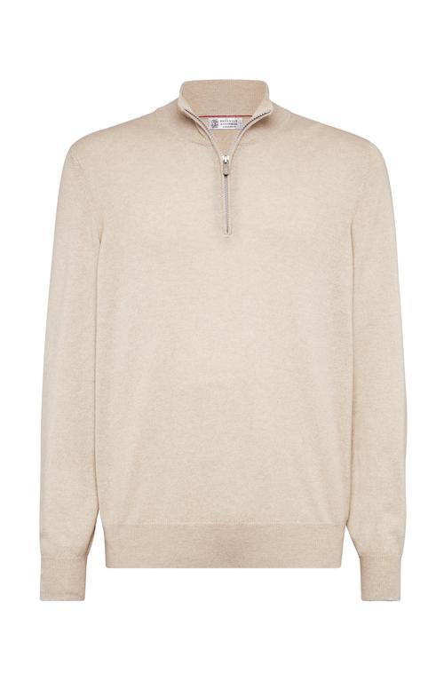 BRUNELLO CUCINELLI Cashmere Sweater In Beige Product Image