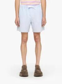 PRINTED DRAWSTRING SHORTS in blue | JW Anderson US  Product Image