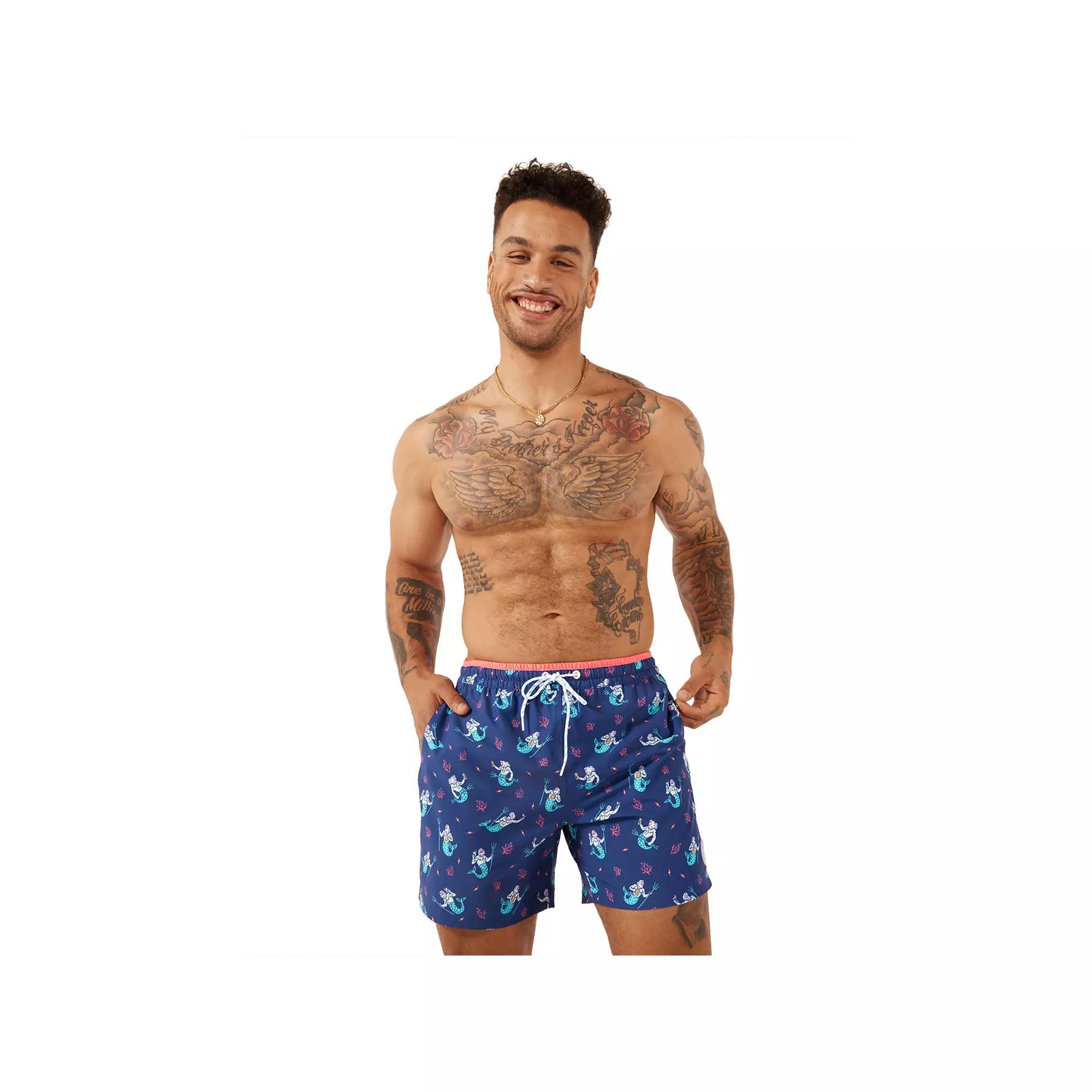 Men's Chubbies 5.5" Swim Trunks, Size: Medium, Blue Rainbow Product Image