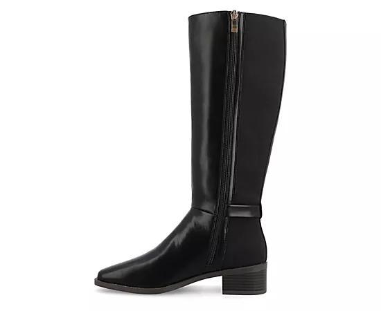 Journee Tru Comfort Foam Womens Londyn Calf Boots Red Product Image