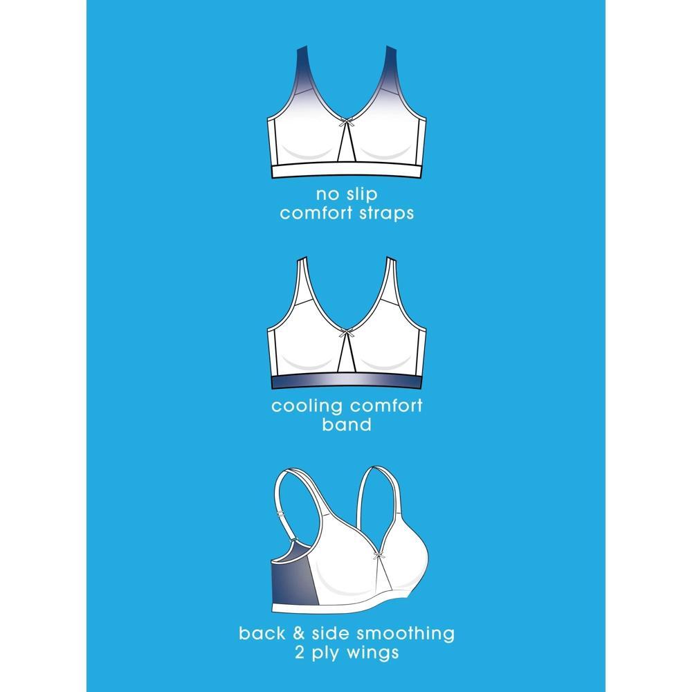 Fit For Me by Fruit of the Loom Womens Plus Size Beyond Soft Cotton Wireless Bra Product Image