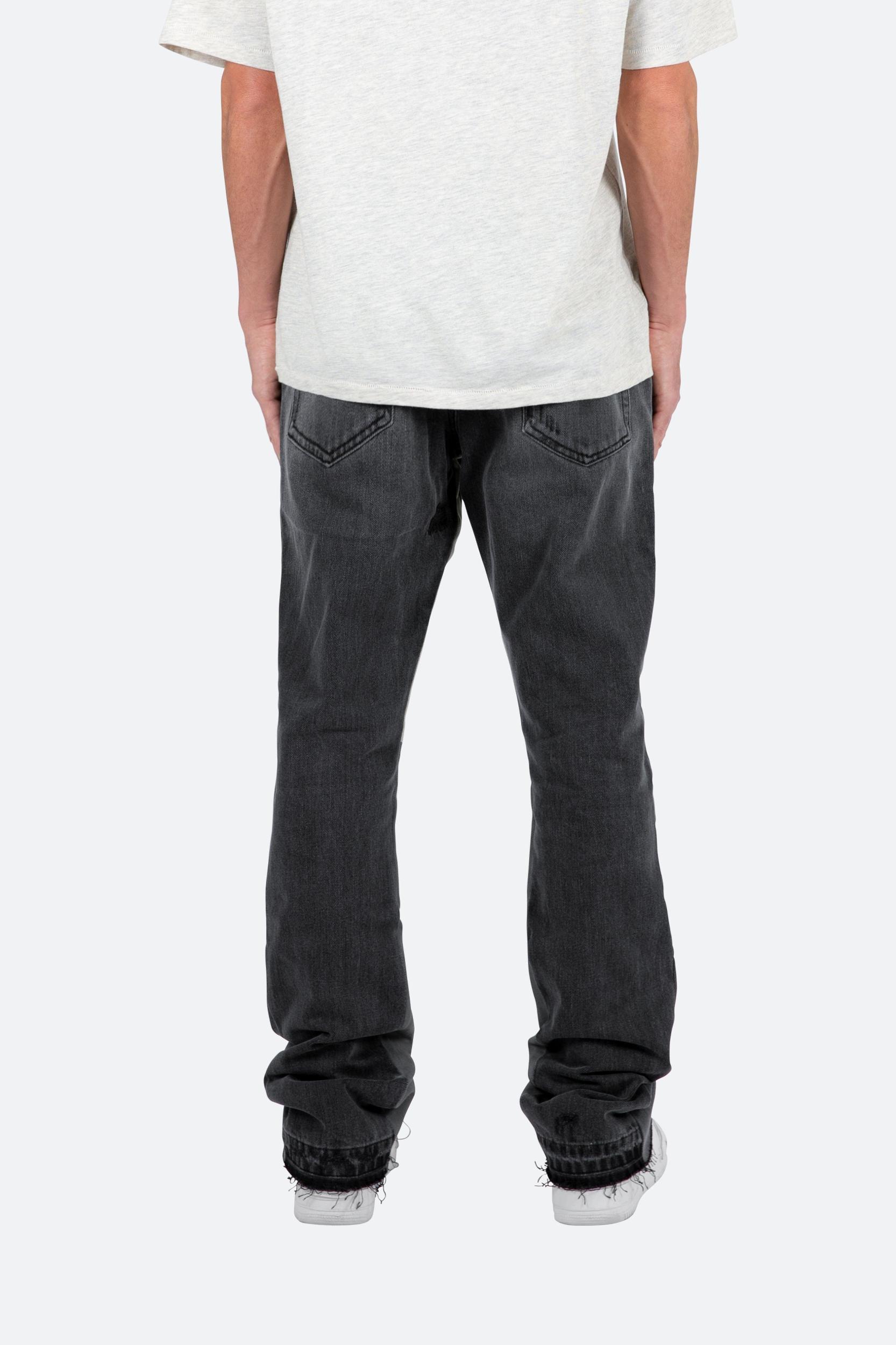 B476 Flare Denim - Black Product Image