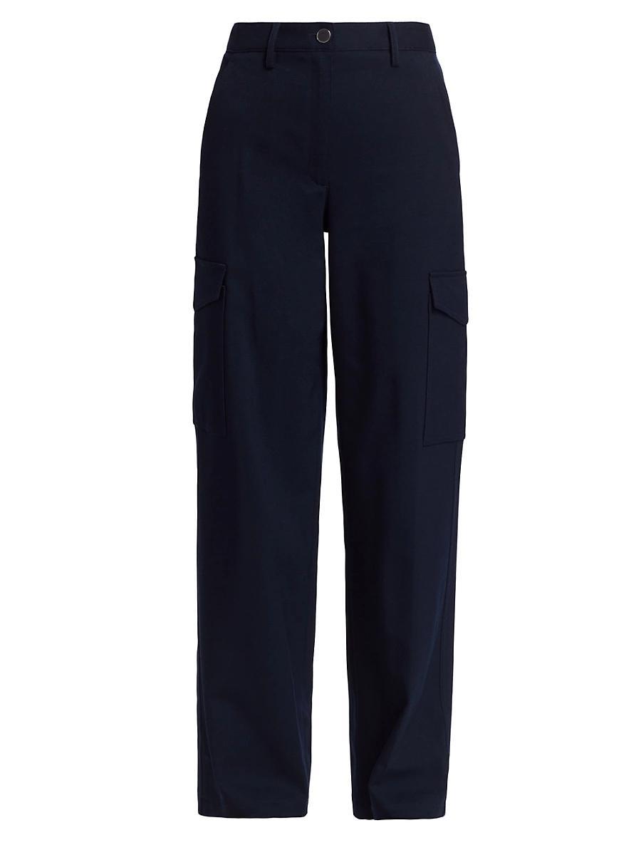 Womens Stretch Wool Cargo Pants Product Image