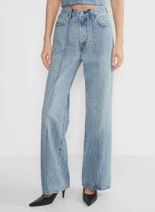 the 90s tailored hi-rise wide jean Product Image