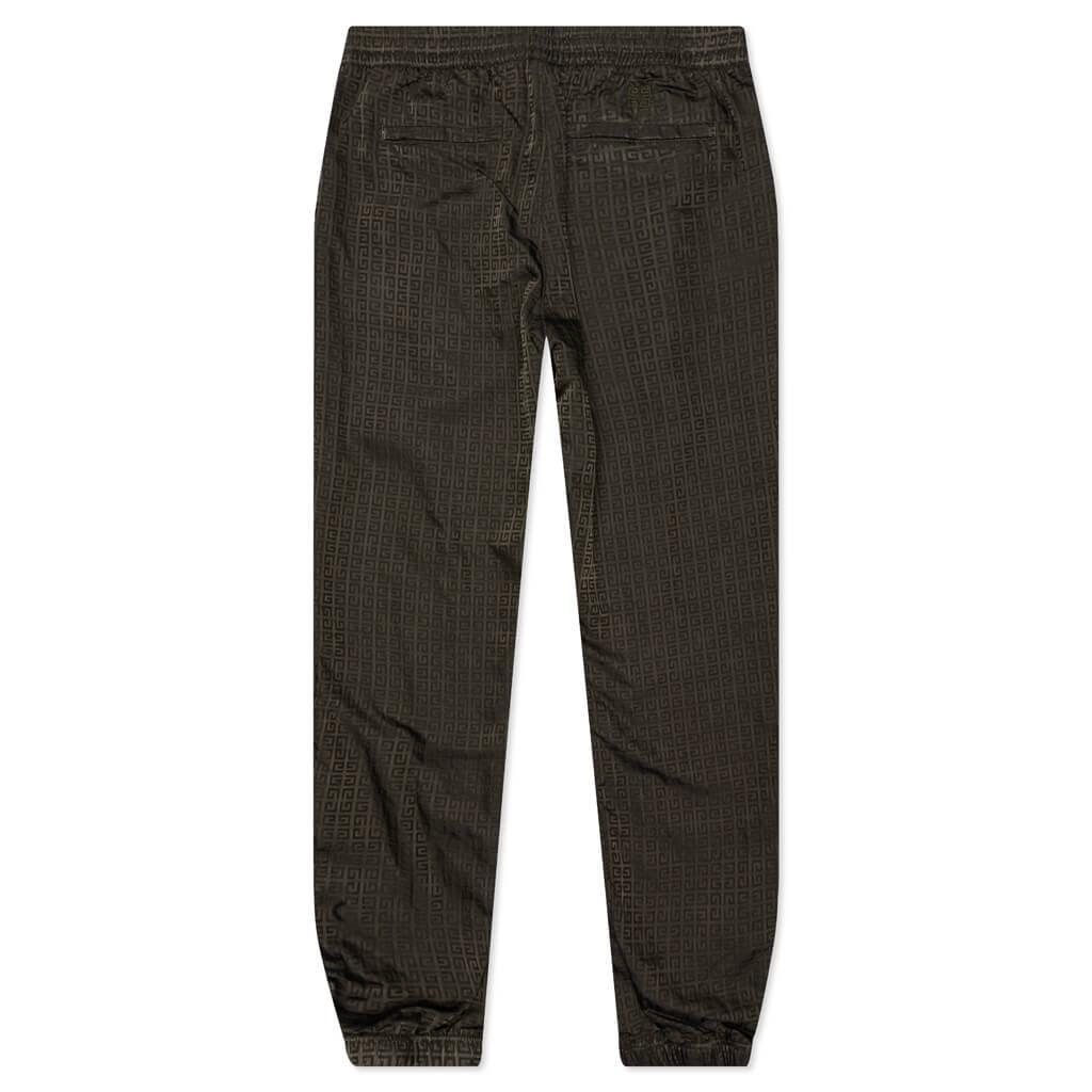 Garment Dye Embroidered Joggers - Military Green Male Product Image