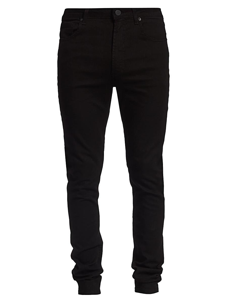 Monfrere Greyson Skinny Fit Jeans in Noir Product Image