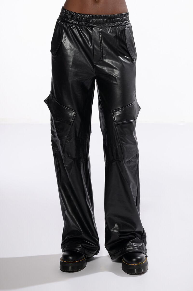 ALWAYS WINNING FAUX LEATHER JOGGER Product Image