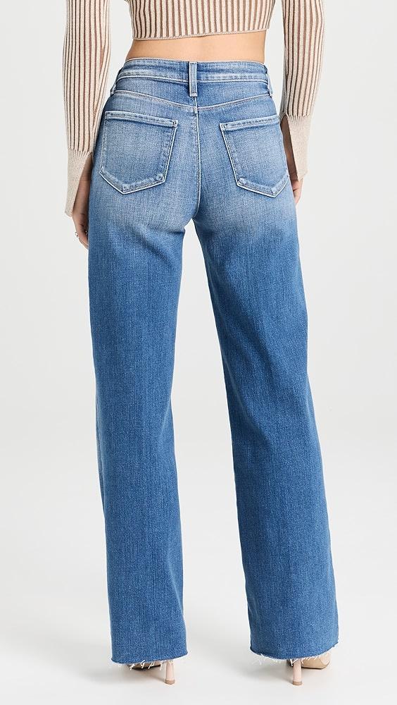 L'AGENCE Scottie High Rise Wide Leg Jeans | Shopbop Product Image