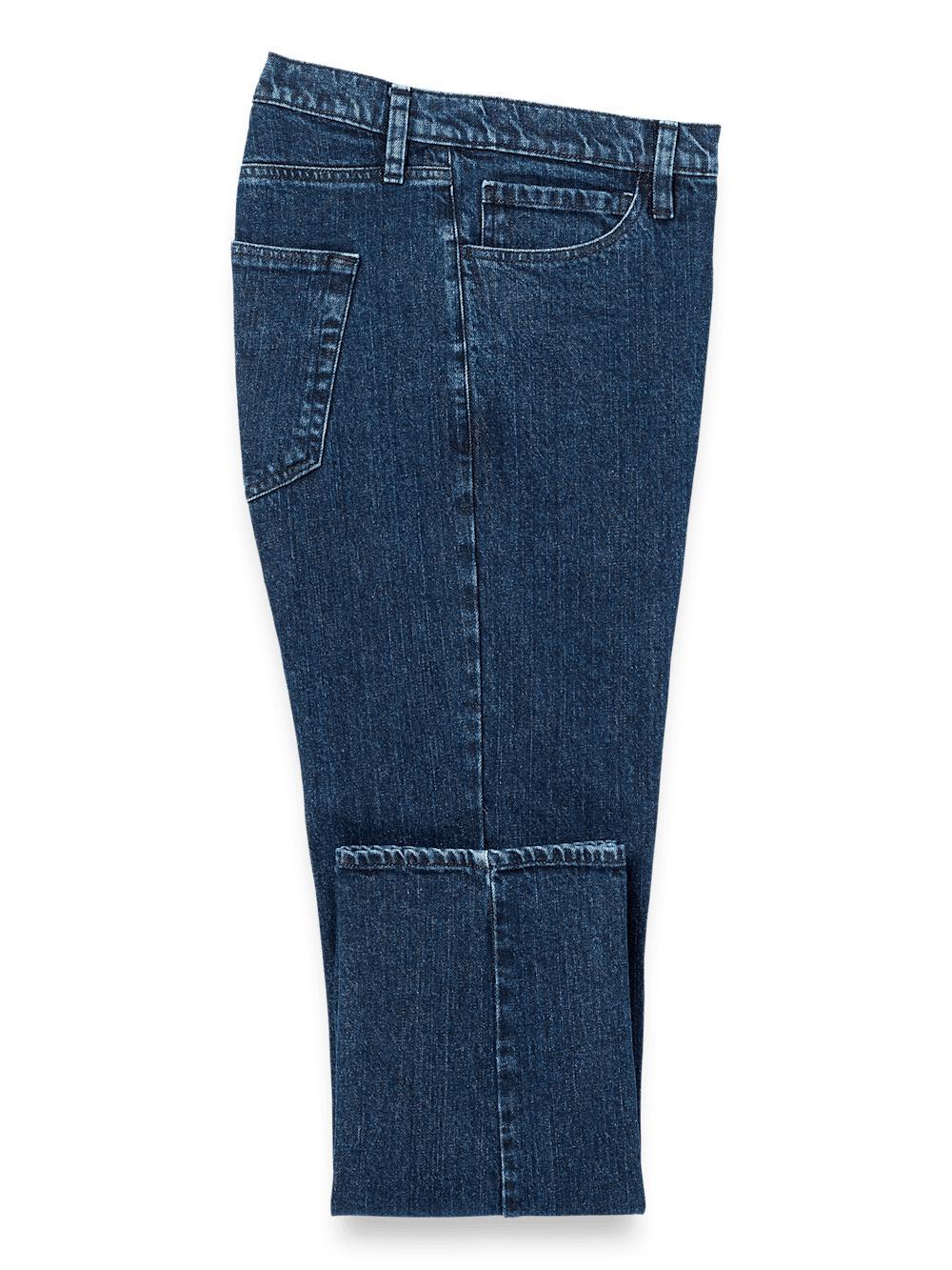 Denim Five Pocket Pants - Black Product Image