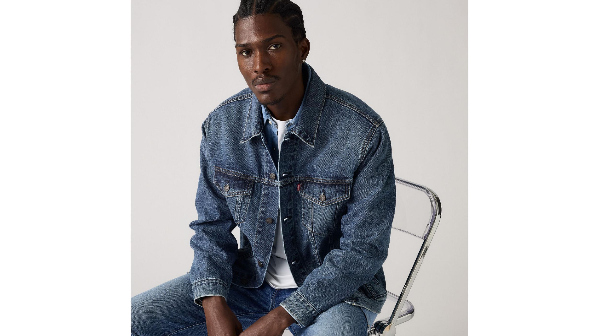 Relaxed Fit Trucker Jacket Product Image