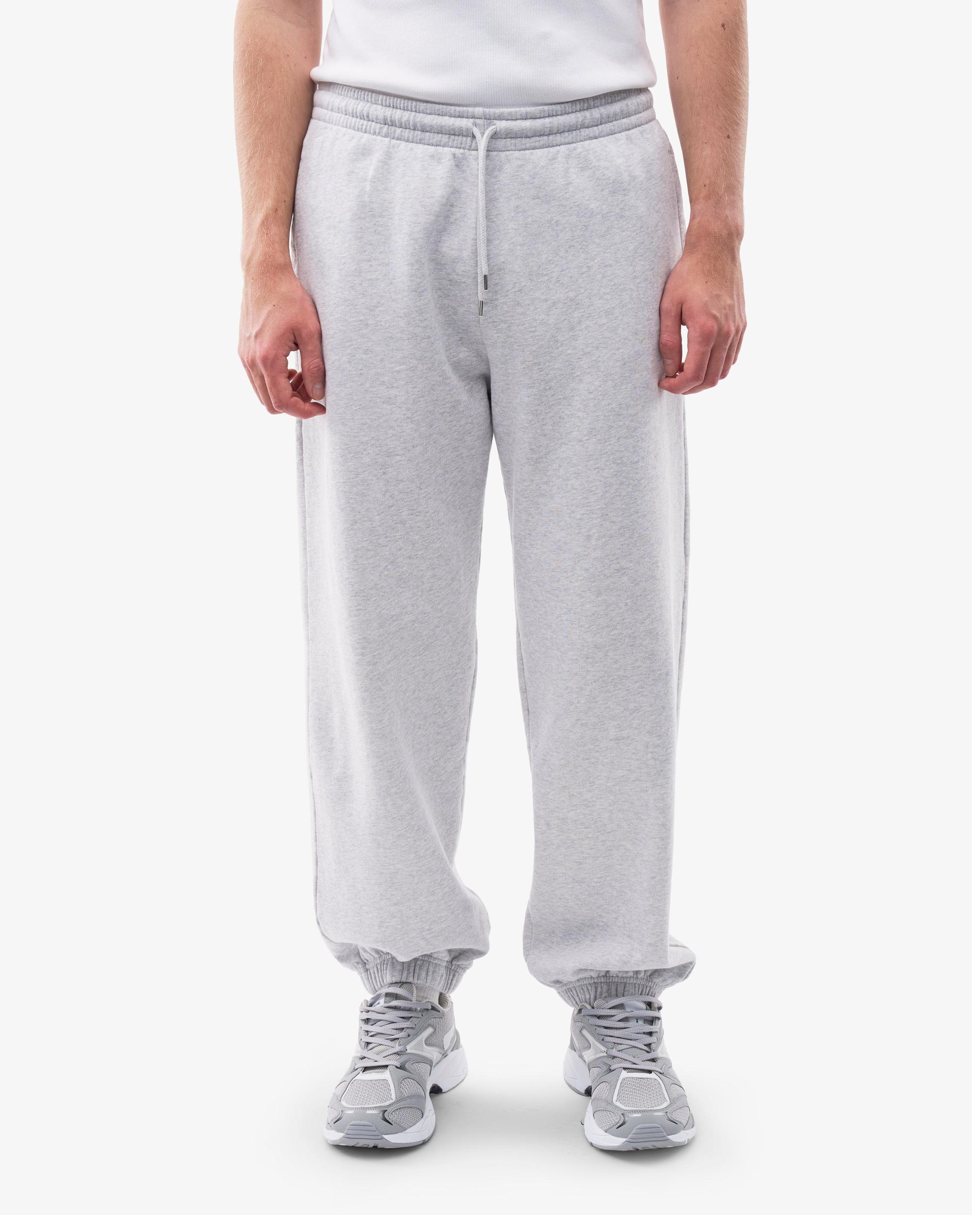 Organic Relaxed Sweatpants - Snow Melange Product Image