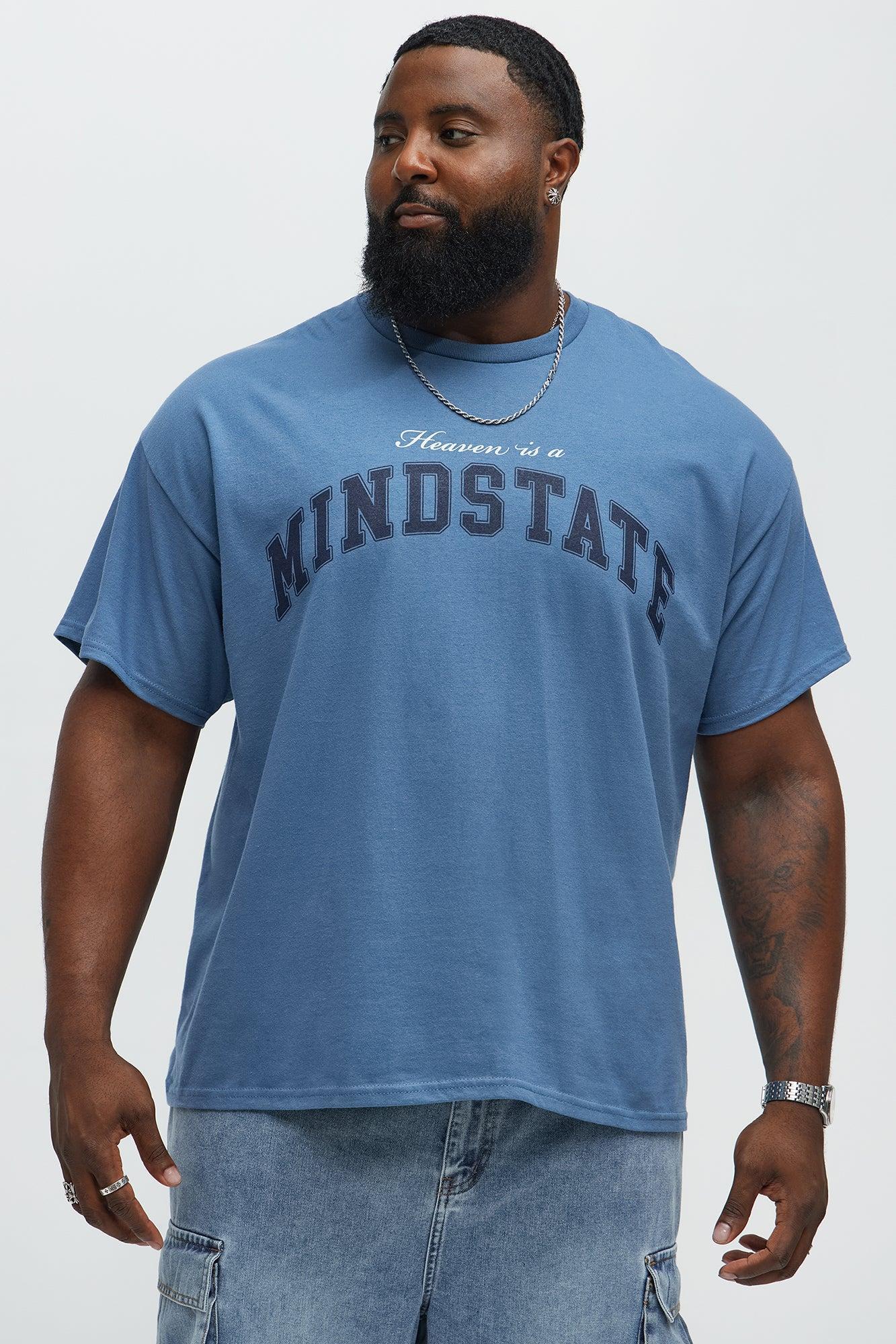 Heaven Is A Mindstate Short Sleeve Tee - Indigo Product Image