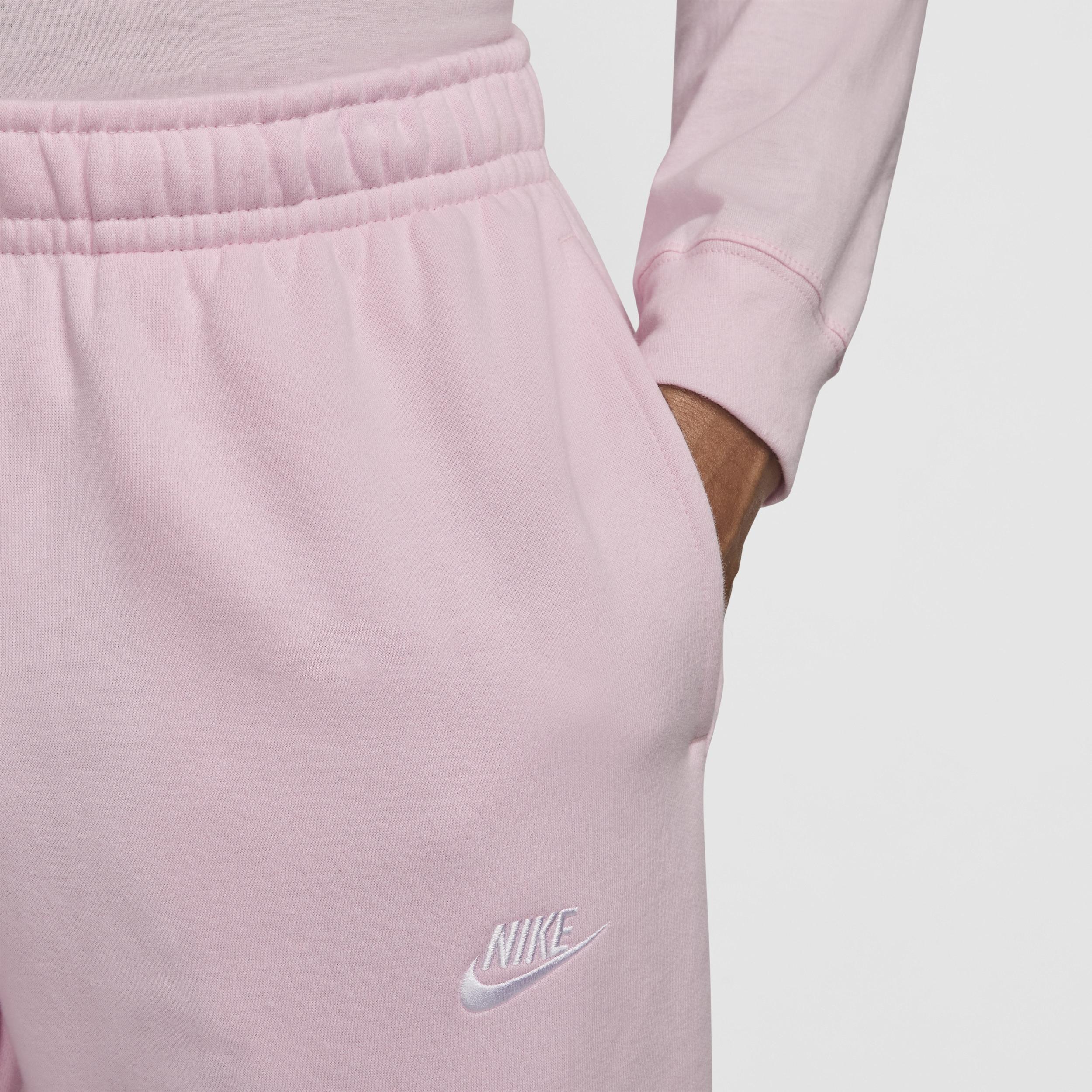 Nike Mens Nike Club Cuffed Pants - Mens Pink Foam/Pink Foam/White Product Image