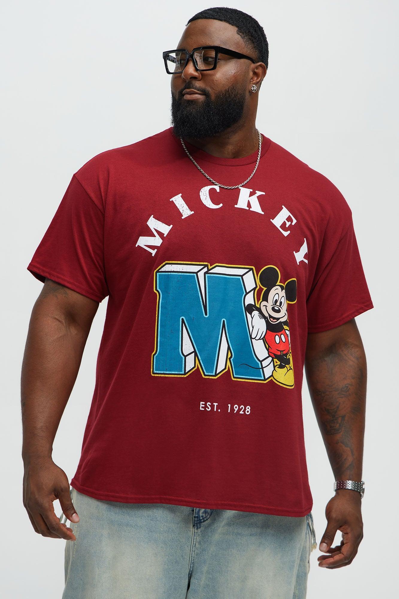 Disney Mickey Est. 1928 Short Sleeve Tee - Red Product Image