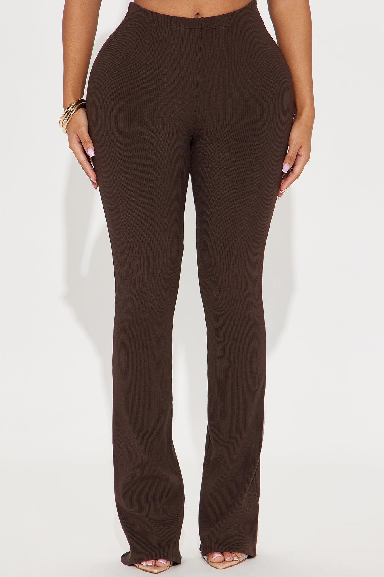 Kalani Snatched Flare Pant - Chocolate Product Image