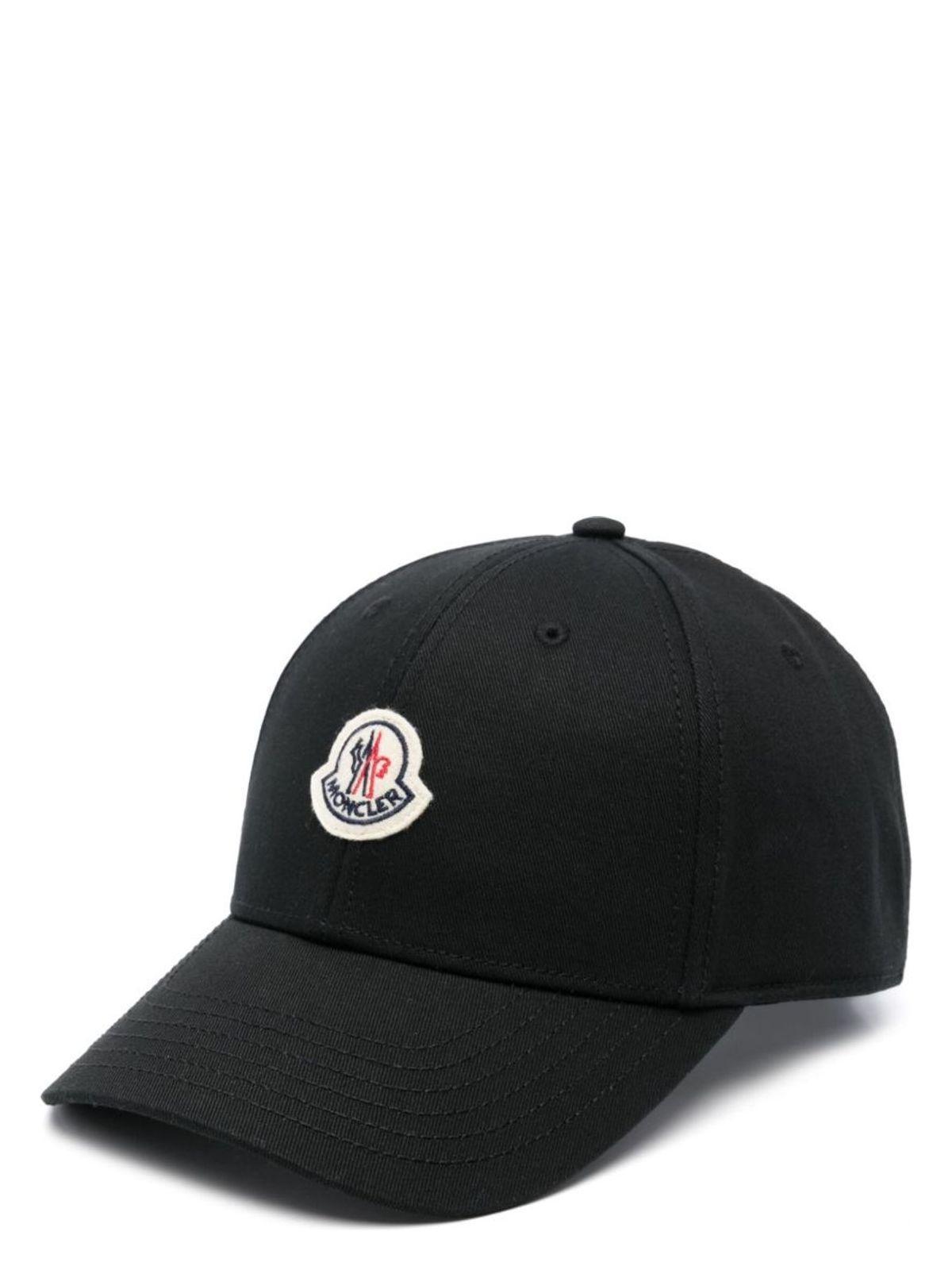 MONCLER Grenoble Logo Embroidered Baseball Cap In Black Product Image