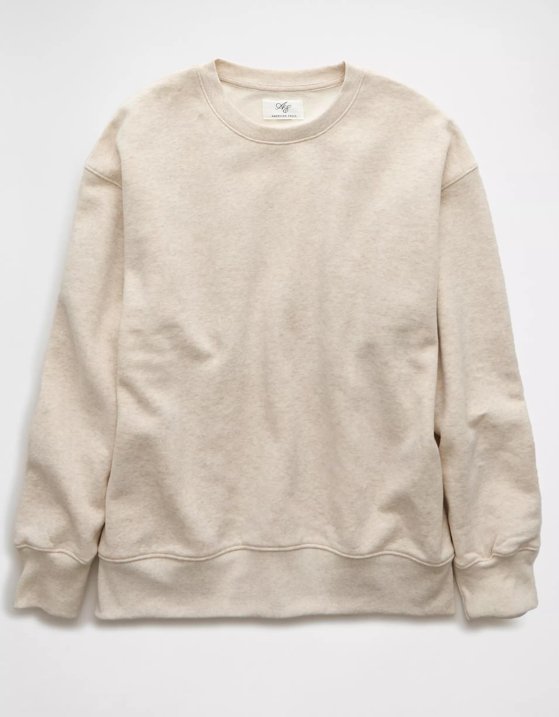 AE Everyday Luxe Crew Neck Sweatshirt Product Image