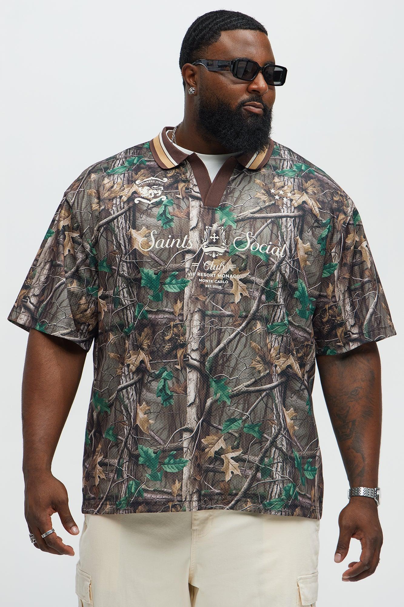 Camo Saints Short Sleeve Soccer Jersey - Camouflage Male Product Image