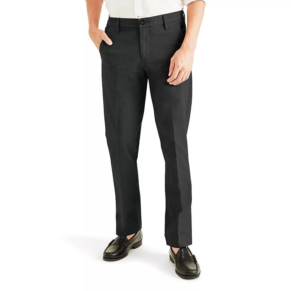 Men's Dockers® Workday Slim-Fit Smart 360 FLEX Khaki Pants, Size: 33X30, Black Product Image