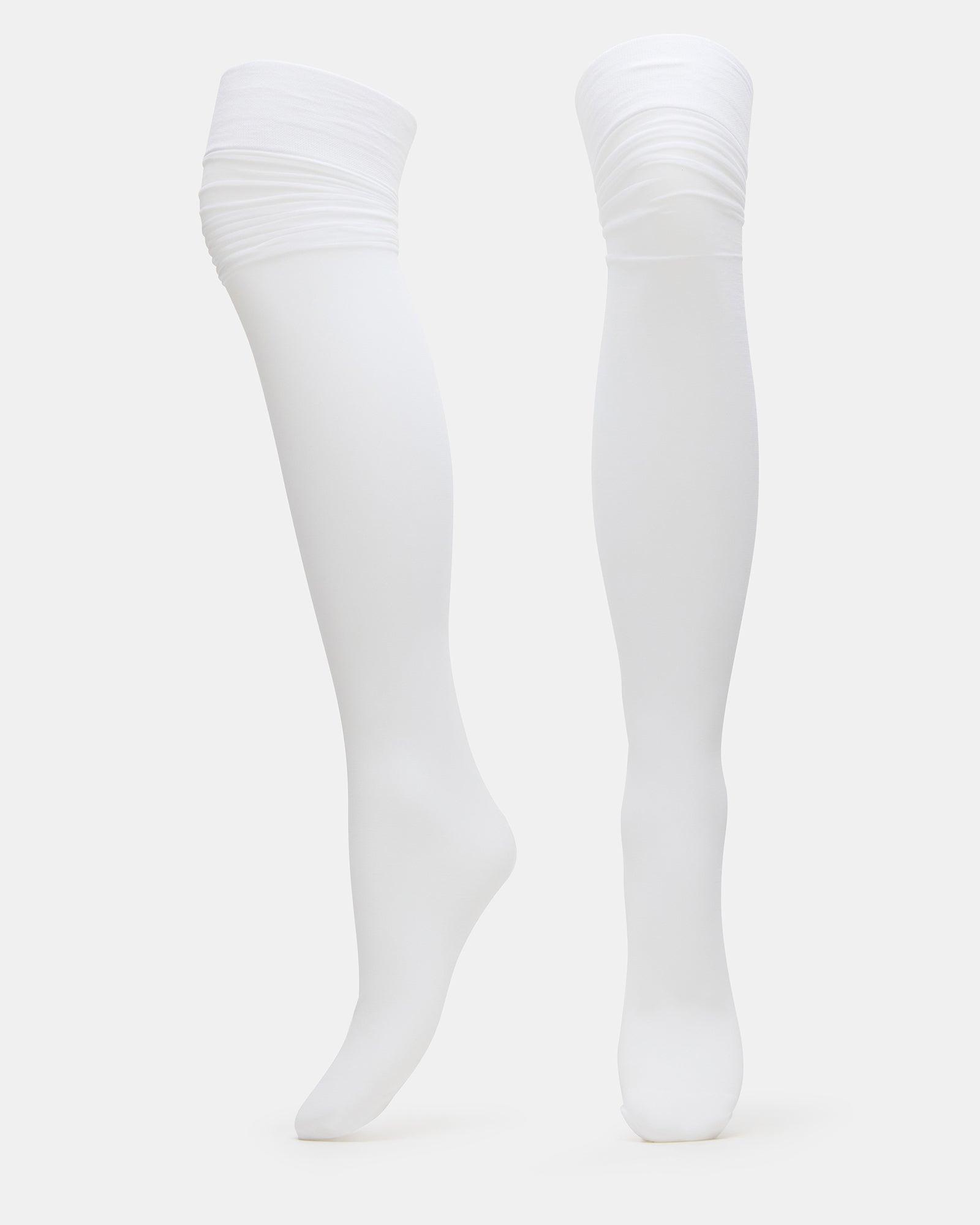 PREPPY TIGHTS WHITE Female Product Image
