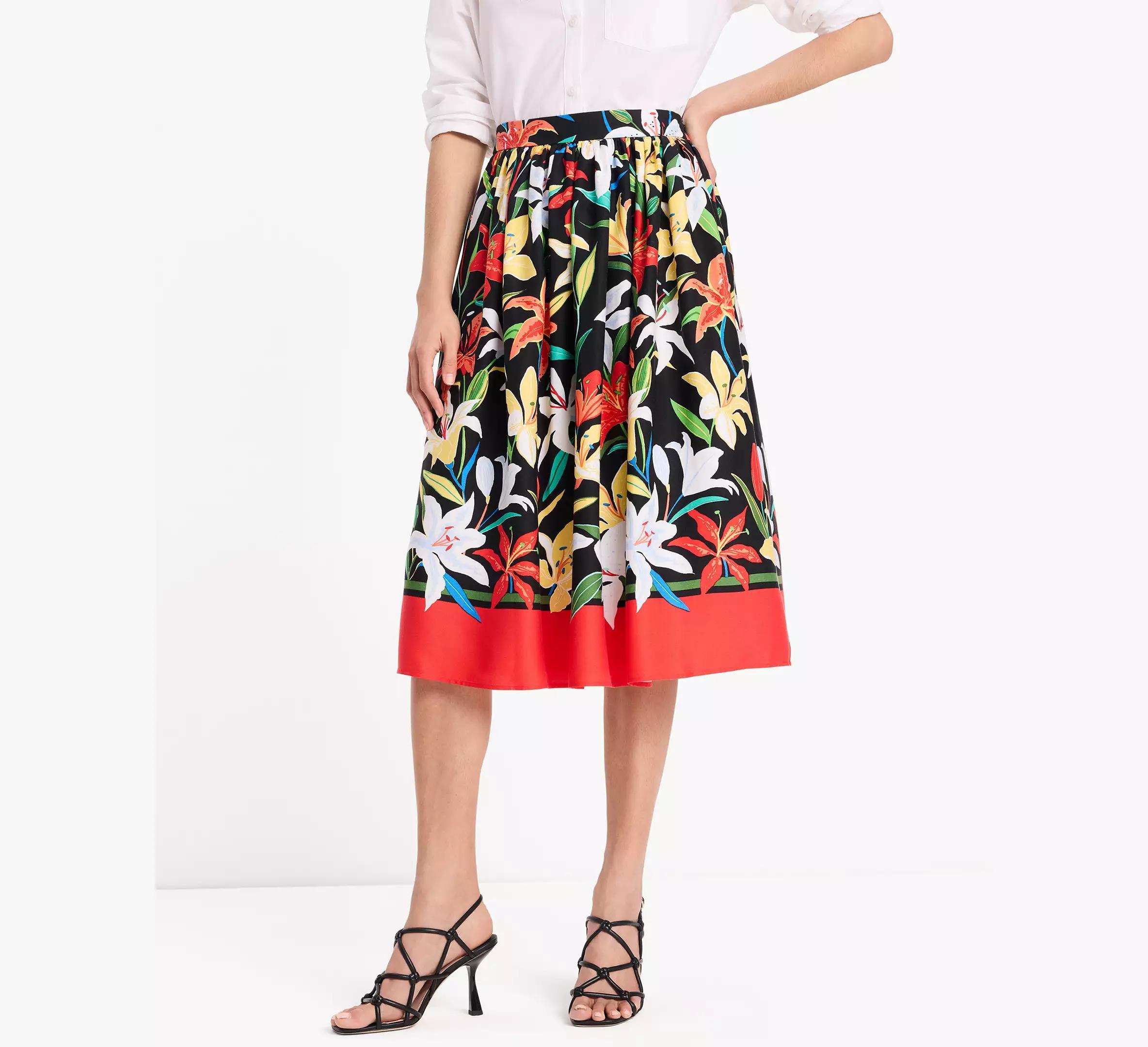 Summer Lilies Skirt Product Image