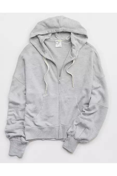 OFFLINE By Aerie Keep It 100 Terry Full Zip Hoodie Women's Product Image