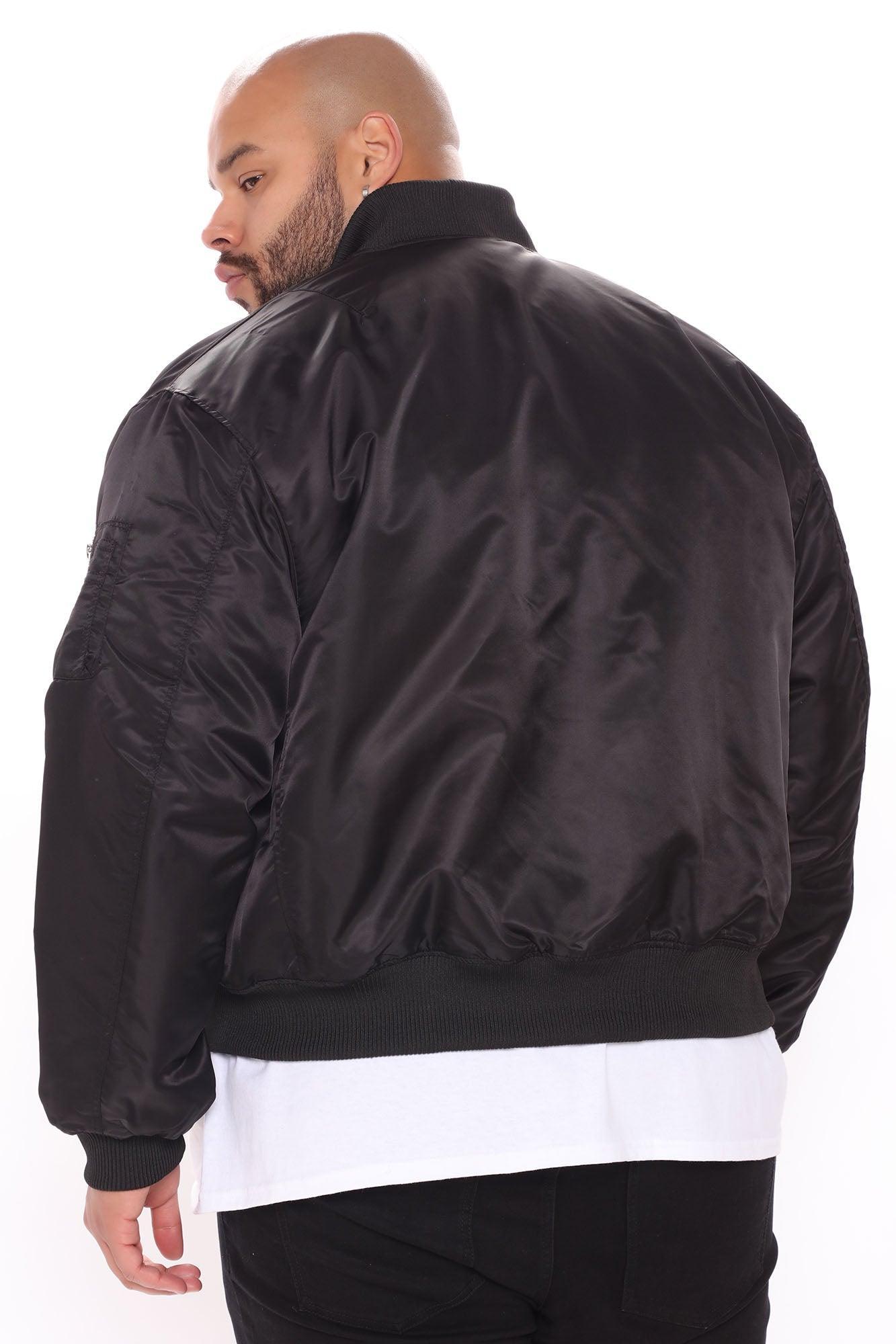Classic Bomber Jacket - Black Product Image