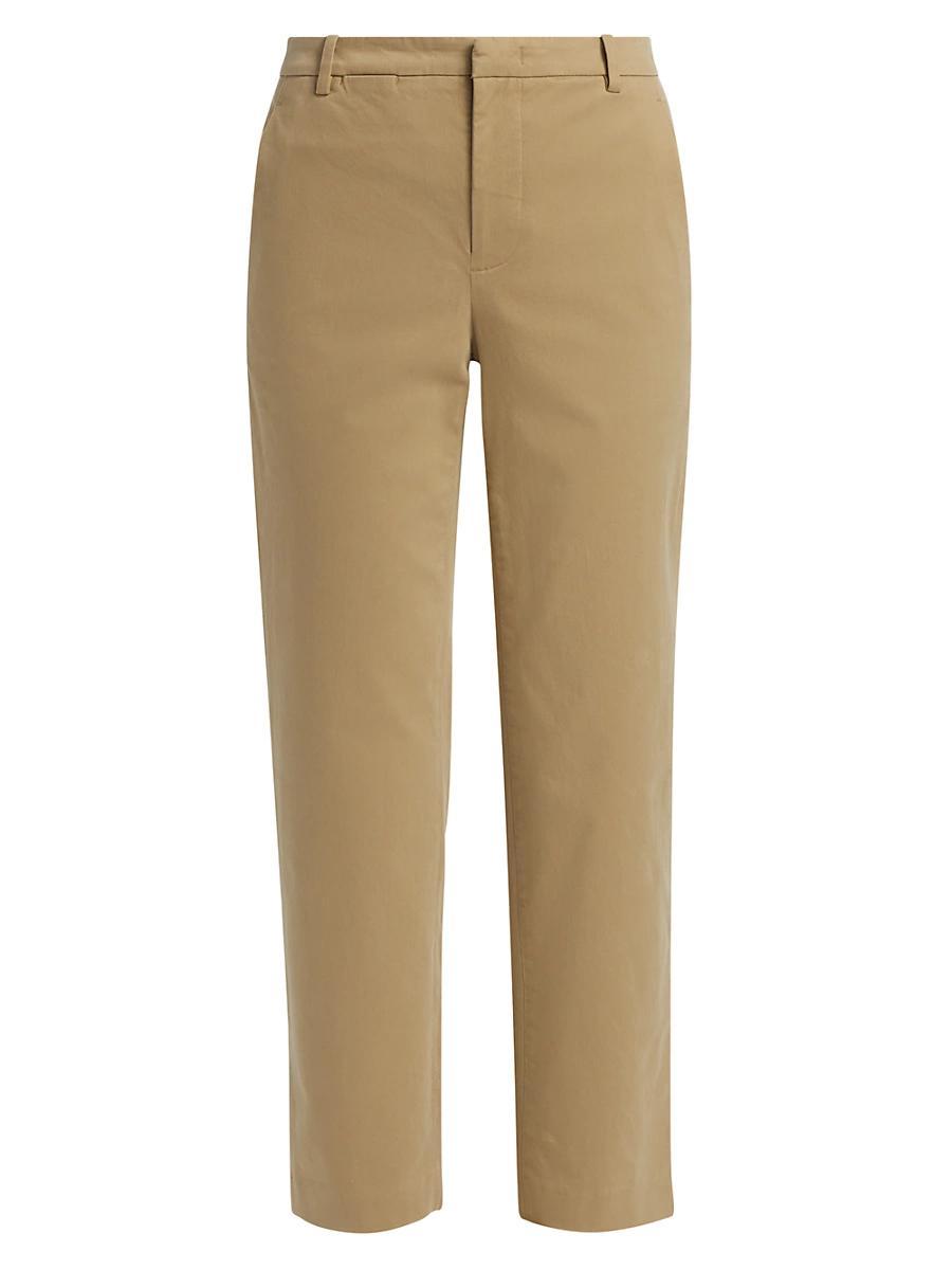 Womens Mid-Rise Chino Pants Product Image