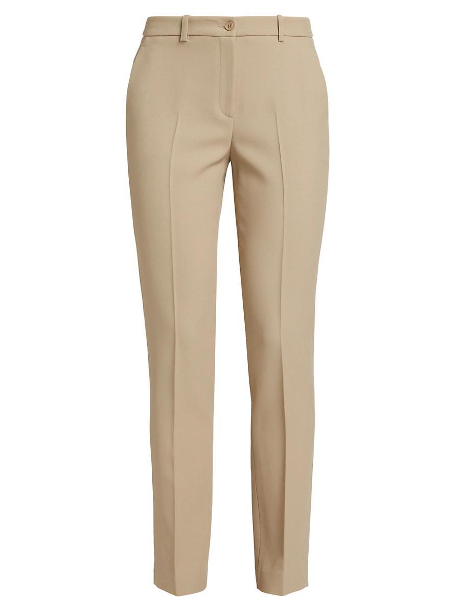 Womens Samantha Pleated Straight-Leg Pants Product Image