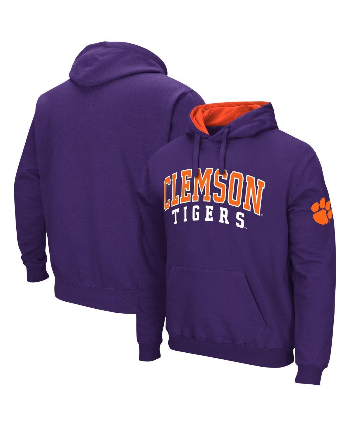 Men's Colosseum Red Northeastern Huskies Arch and Logo Pullover Hoodie, Size: 3XL, Nc2 Red Product Image