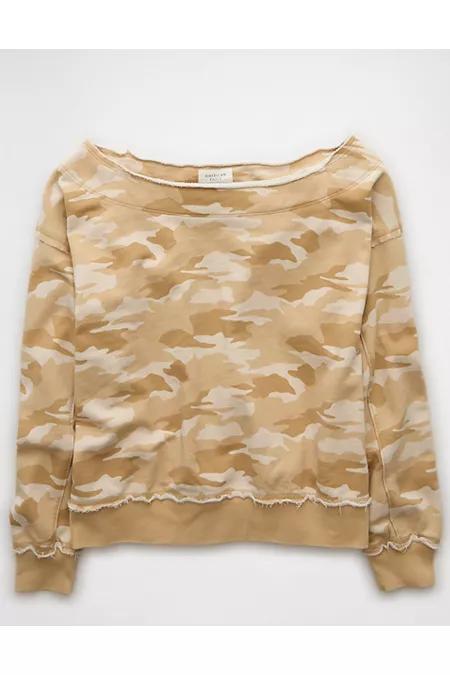 AE Off The Shoulder Sweatshirt Women's Product Image