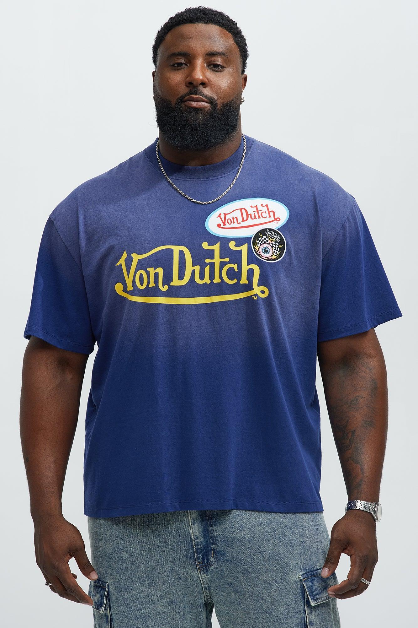 Von Dutch Patch Short Sleeve Crew Tee - Navy Male Product Image