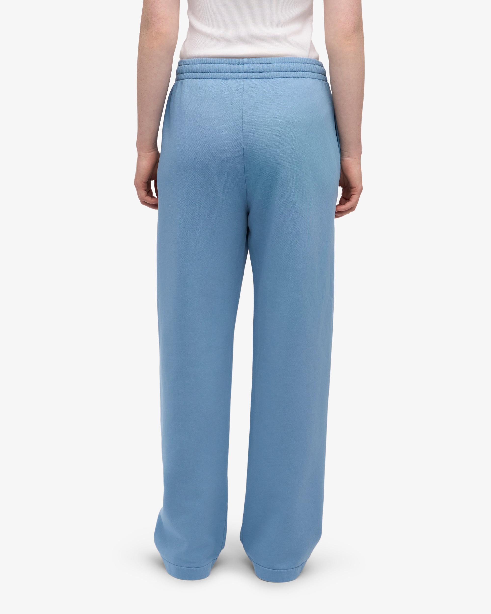 Organic Straight Leg Sweatpants - Seaside Blue Product Image