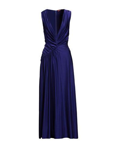 MAX MARA Studio Woman Maxi Dress Dark Purple Size S Viscose, Elastane Product Image