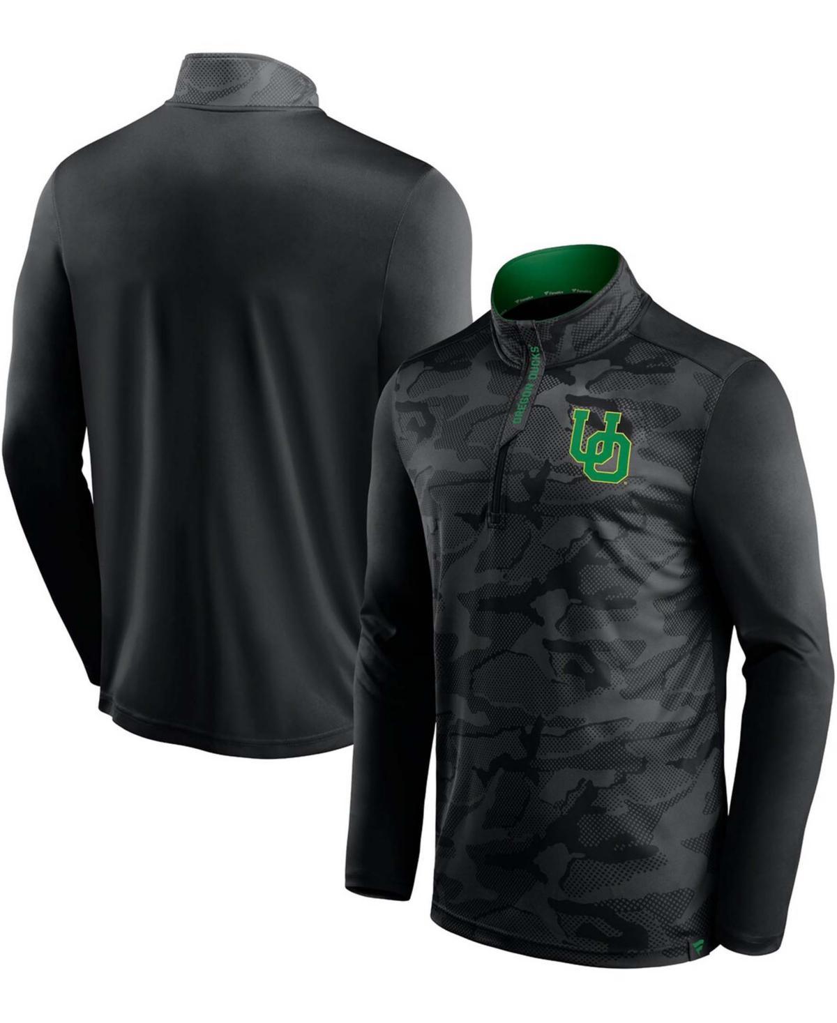 Mens Fanatics Branded Gray Tennessee Volunteers Depth Chart Camo Jacquard Quarter-Zip Jacket Product Image