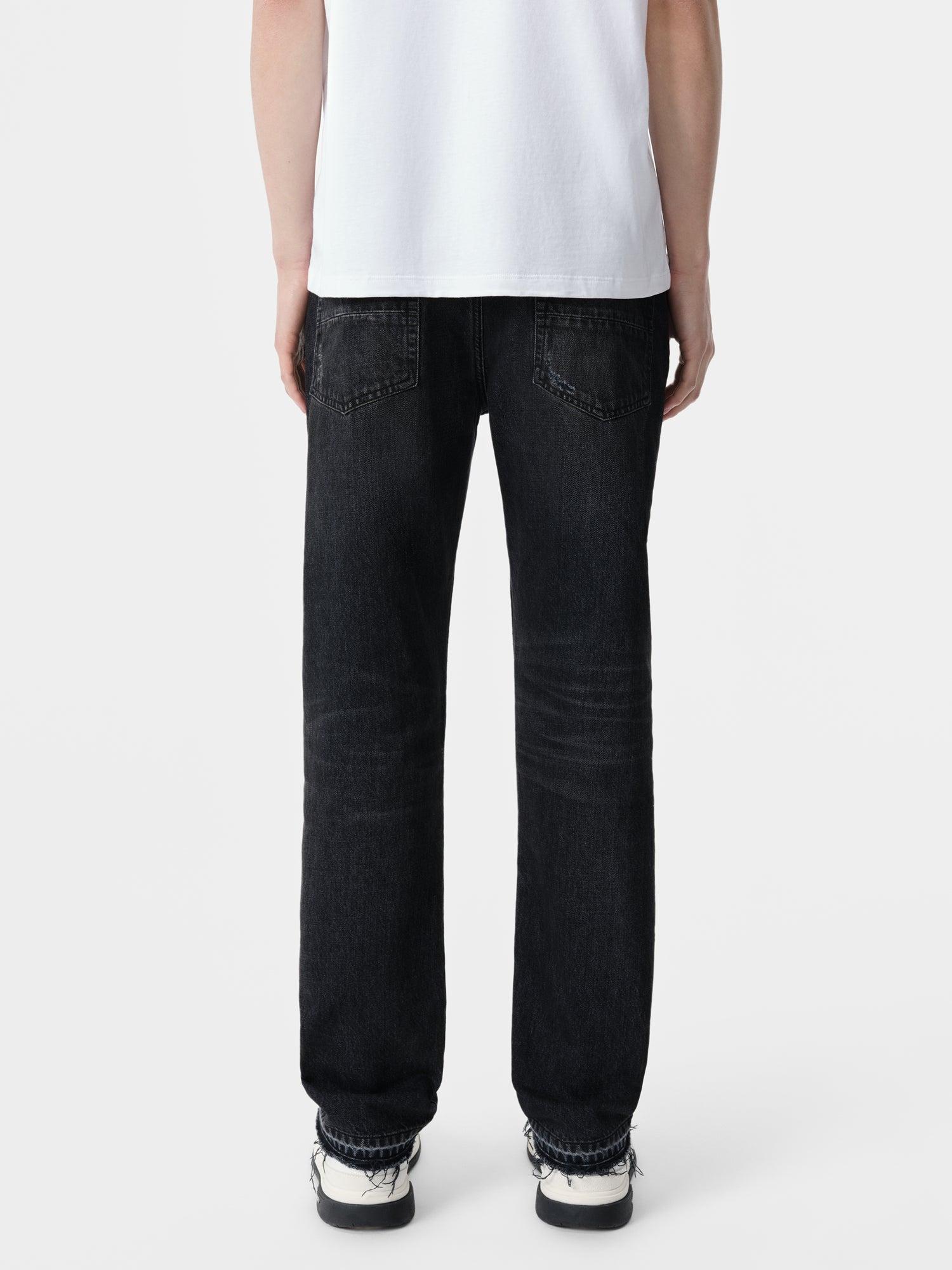 RELEASED HEM STRAIGHT JEAN - Vintage Black Male Product Image