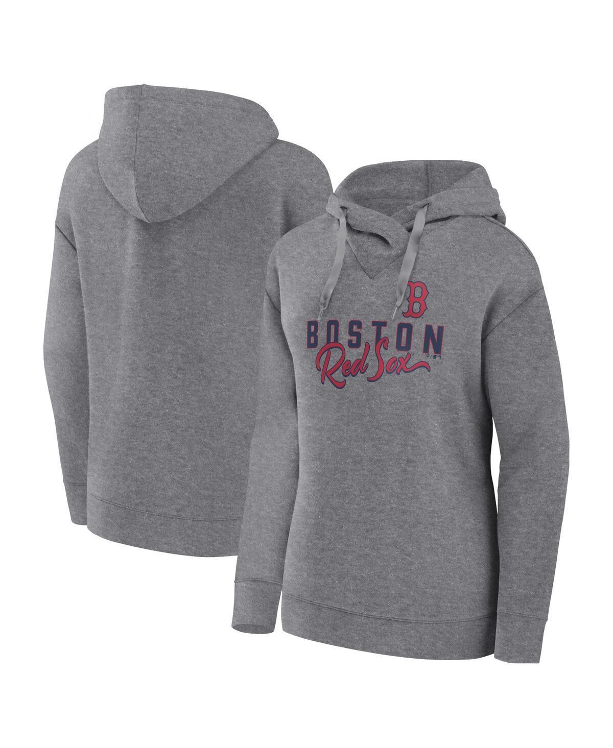 Women's Profile Heather Gray New York Mets Plus Size Pullover Hoodie, Size: 4XL, Grey Product Image