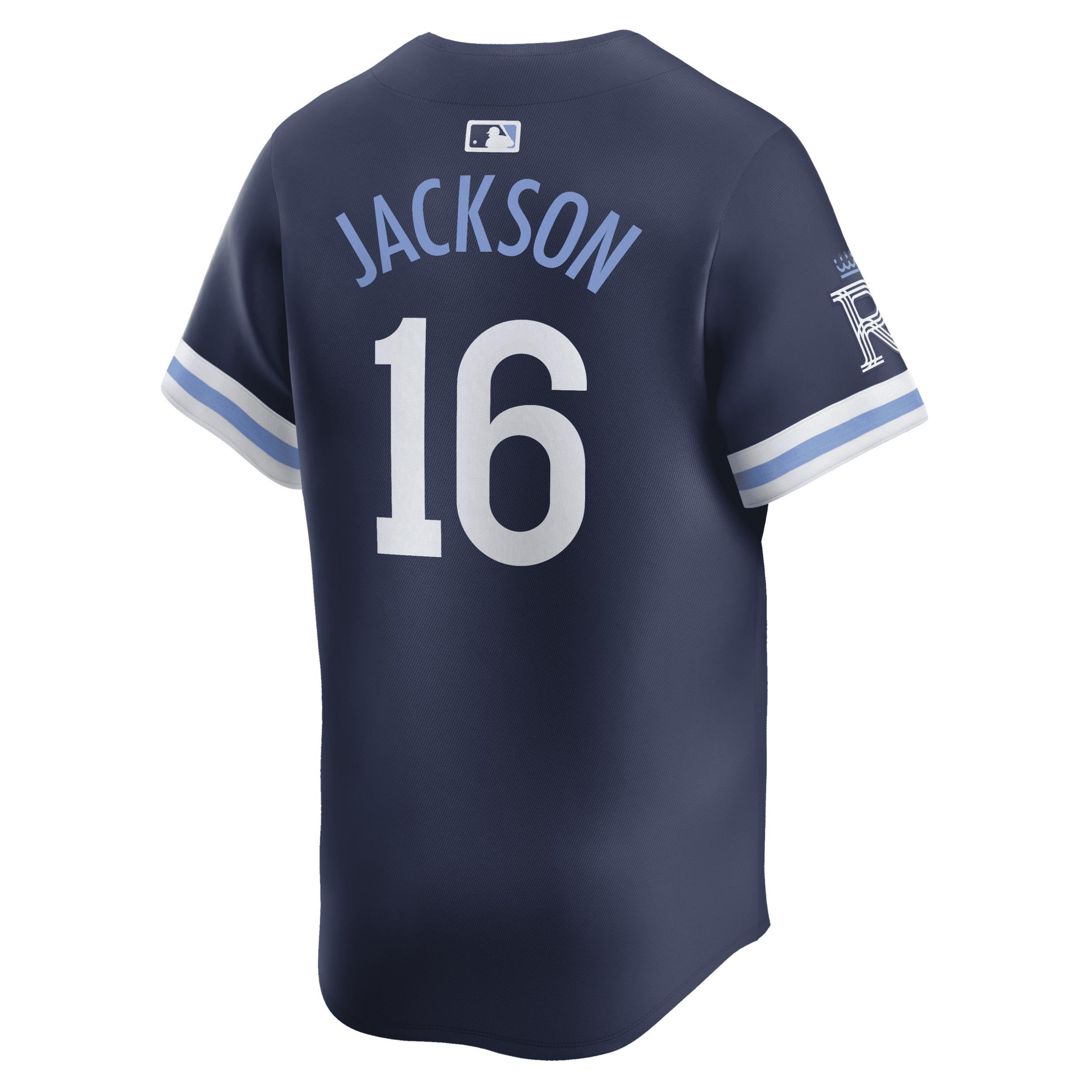 Mens Nike Bo Jackson Kansas City Royals City Connect Retired Player Jersey Blue Product Image