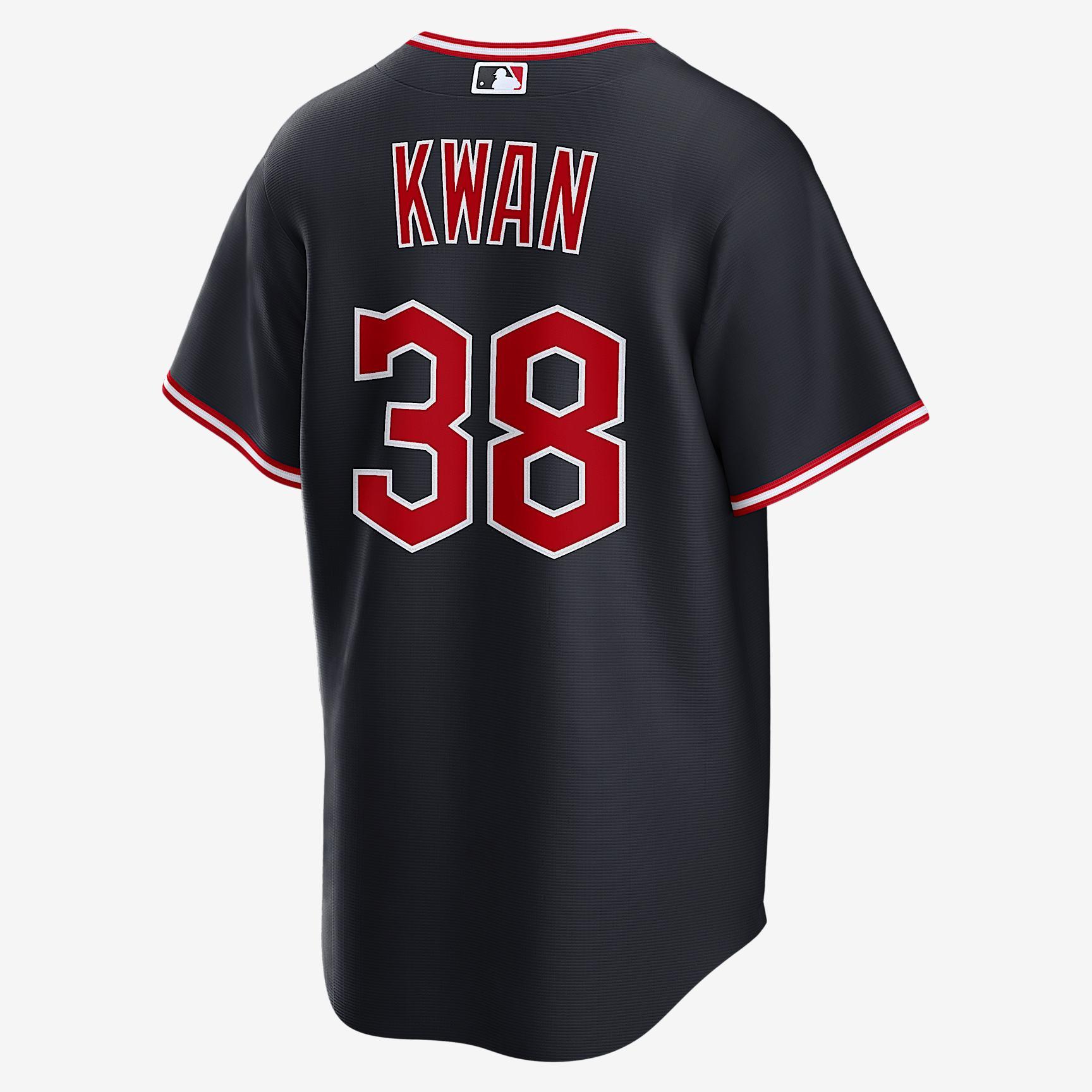 Steven Kwan Cleveland Guardians Men's Nike MLB Replica Jersey Product Image