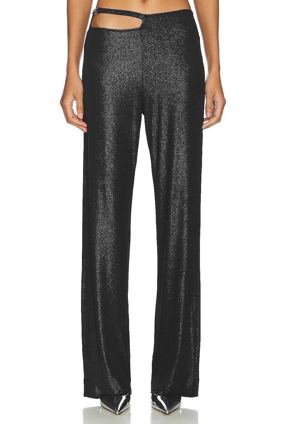 Buckle Low Waist Pants Lama Jouni Product Image