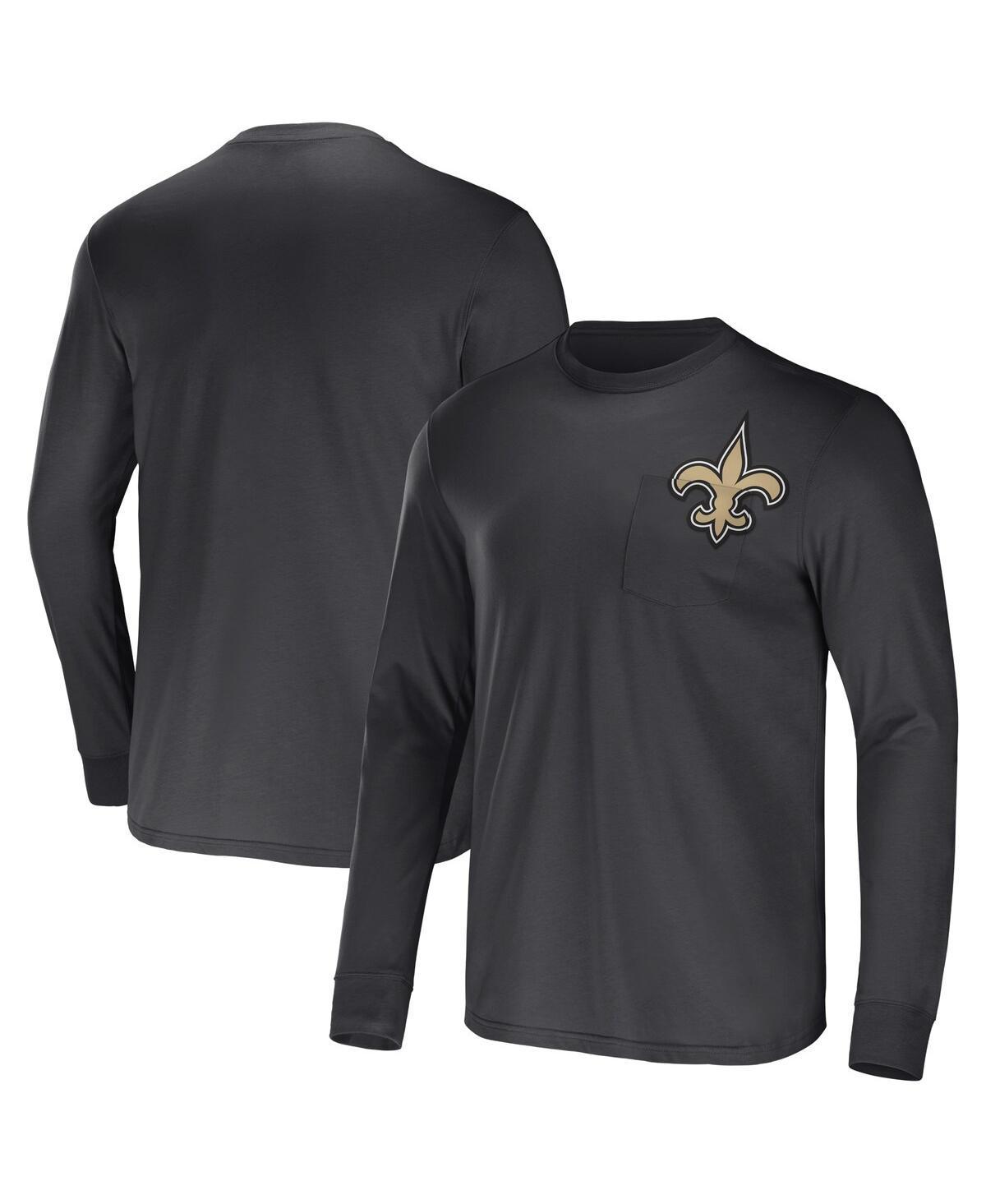Men's NFL x Darius Rucker Collection by Fanatics Navy Tennessee Titans Team Long Sleeve Pocket T-Shirt, Size: 3XL, Blue Product Image