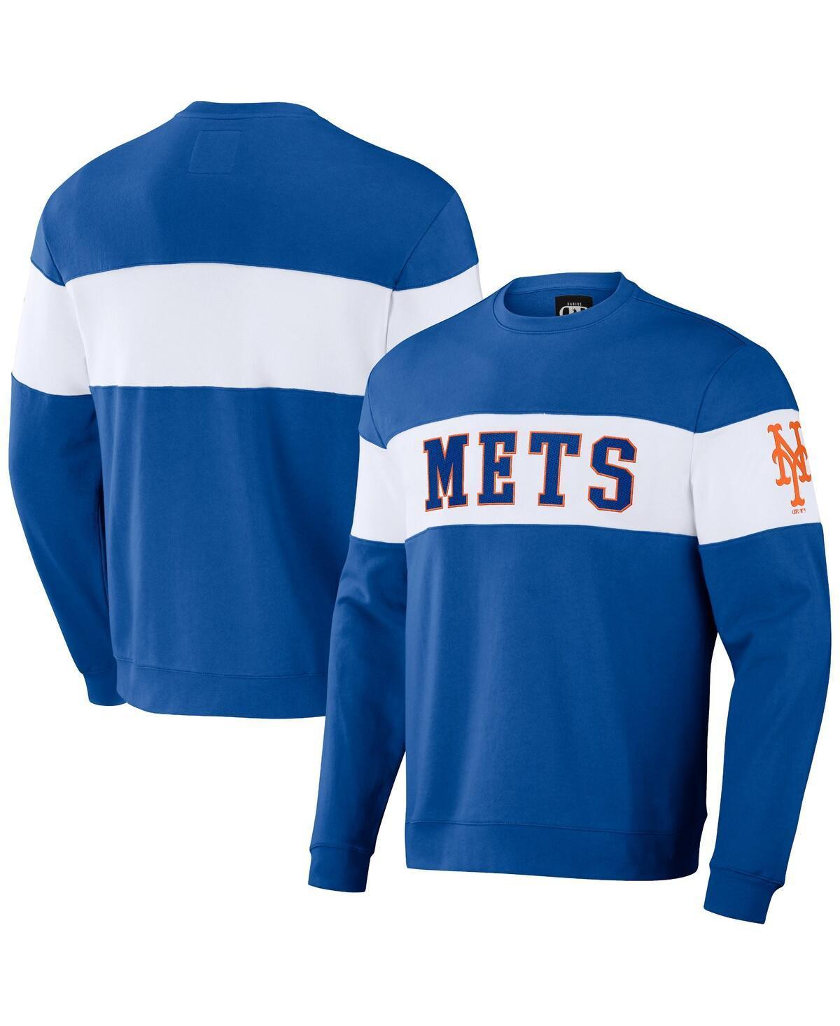 Men's Darius Rucker Collection by Fanatics Navy Houston Astros Stripe Pullover Sweatshirt, Size: Small, Blue Product Image